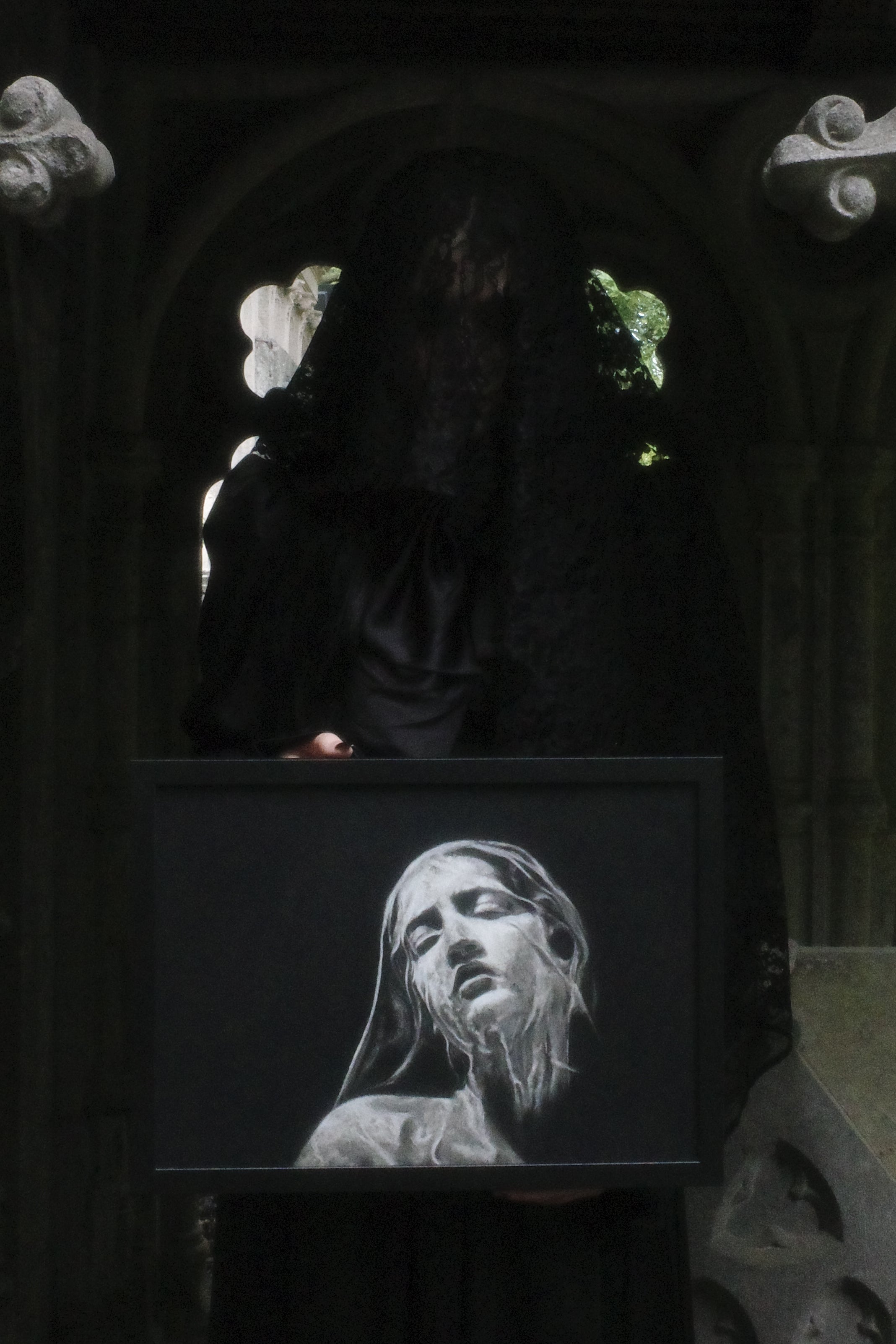 Cemetery Statue